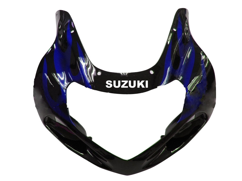 Carene 2000-2002 Suzuki GSXR 1000 Black & Blue Flame Racing Generico