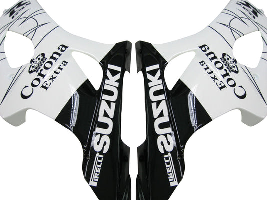 Carene 2003-2004 Suzuki GSXR 1000 Bianco & Nero Corona Suzuki Racing Generico