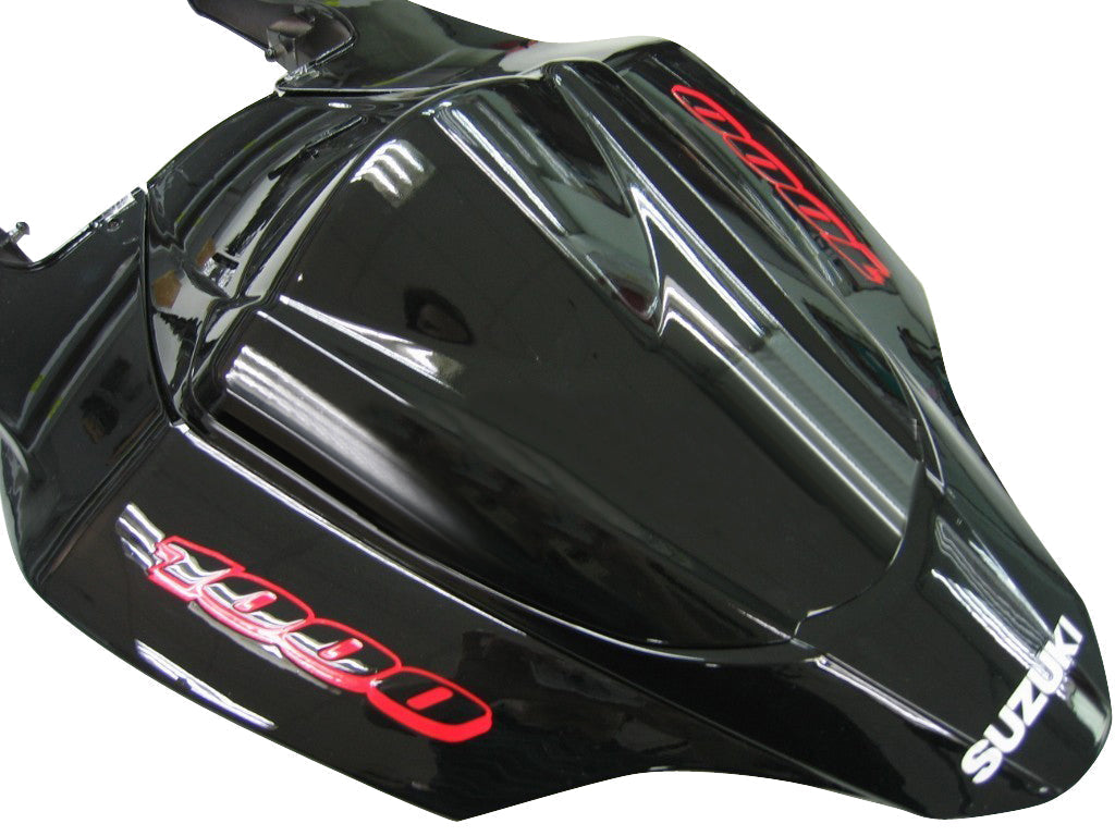 Carene 2007-2008 Suzuki GSXR 1000 Black & Orange Gold Flame Generic