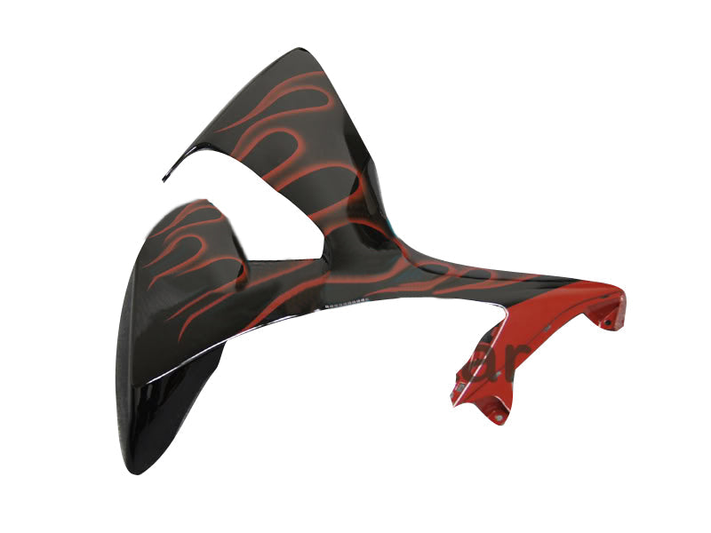 Carene 2009-2016 Suzuki GSXR 1000 Black & Red Flame Generic