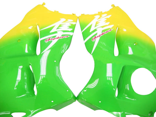 Carene 1999-2007 Suzuki GSX1300 Hayabusa Verde & Giallo Hayabusa Racing Generico