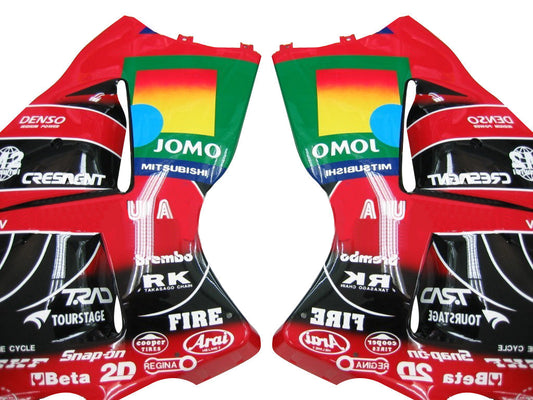 Amotopart Suzuki Hayabusa GSXR1300 1999-2007 Multi Red & Black Kit Clodding