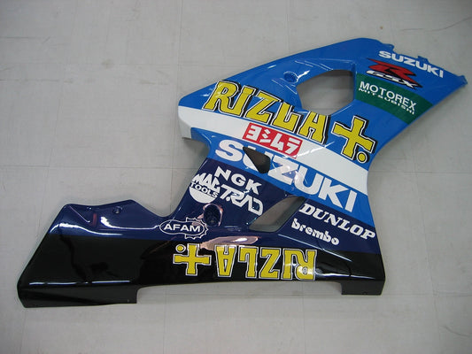 Amotopart 2004-2005 Suzuki GSXR600750 Kit multi blu mascherato