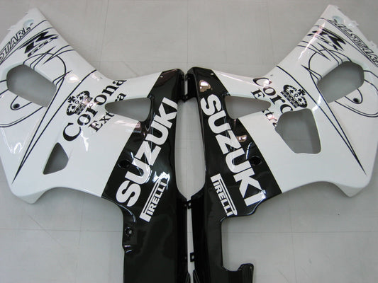 Carene 2001-2003 Suzuki GSXR 750 Bianco Nero Alstare Corona Racing Generico