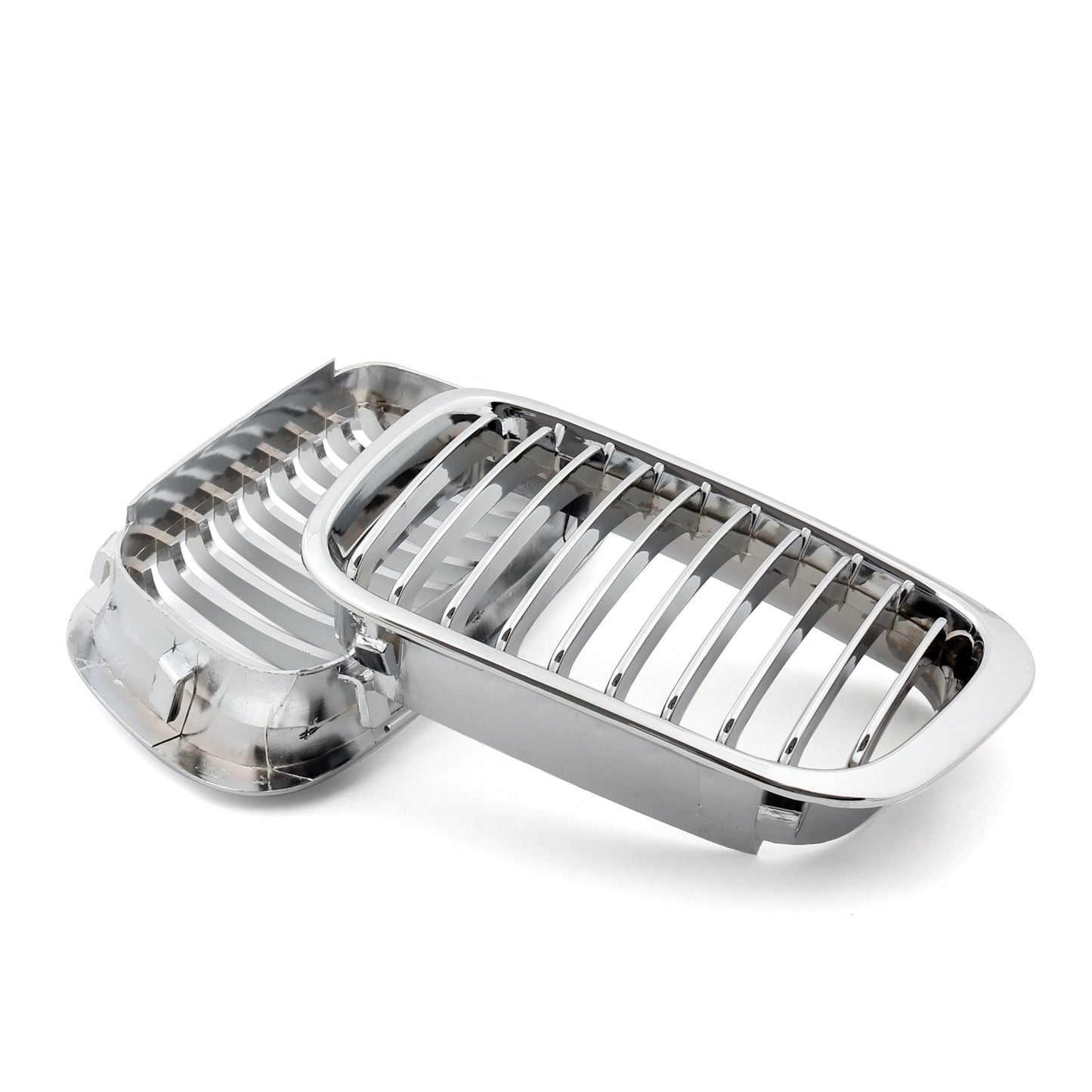 Per BMW E46 4D 1998-2001 3 serie Recinzione anteriore griglia griglia ABS maglia nera Generico