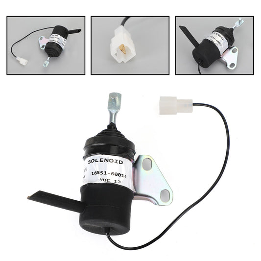 16851-60014 solenoide di spegnimento carburante per Kubota BX2230D RTV900R RTV900T 052600-453