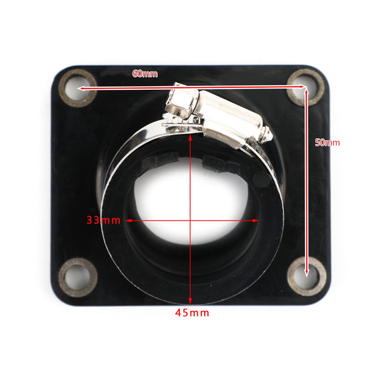 Collettori Carb Isolante Aspirazione Boot Fit per Kawasaki KX60 1987-1990/1999-2003 Generico