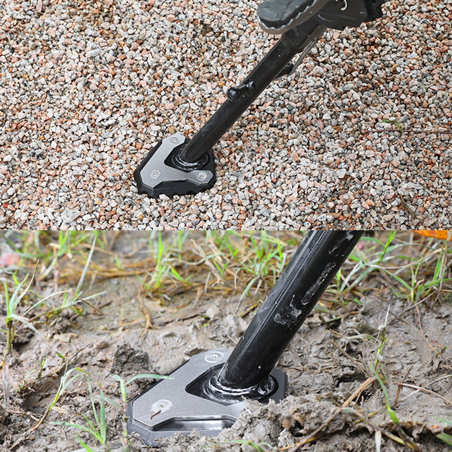 Cavalletto laterale cavalletto Allarga piastra di estensione per BMW G310 G 310 GS 2018 Generico