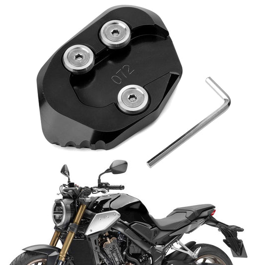 Piastra di ingrandimento del cavalletto laterale di estensione del cavalletto laterale per HONDA CB1000R 2018-2019 generico