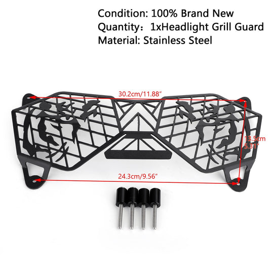 Protezione faro per Triumph Tiger 800 1200 XC XR Explorer 1200 10-17 Generico