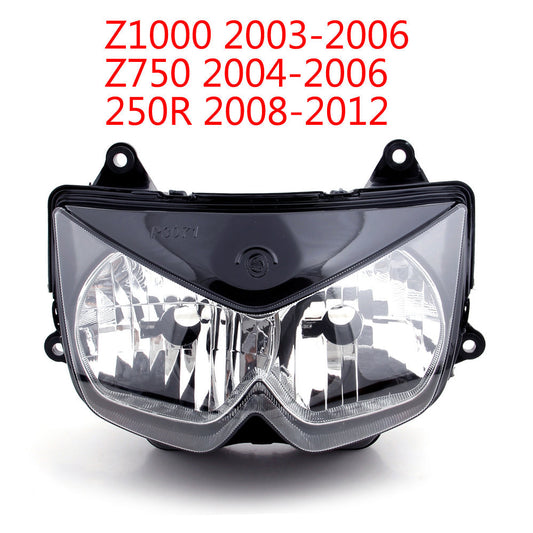 Moto Faro Testa Luce Per Kawasaki Ninja 250R 300R Z750 Z800 Z1000 Generico