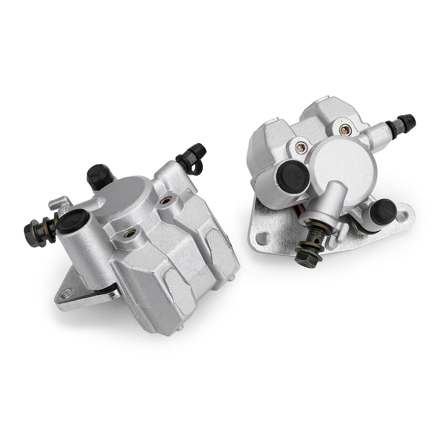 Set pinza freno anteriore L&R per Honda TRX 250 300 400 EX Yamaha YFM 250 350 400 Generico