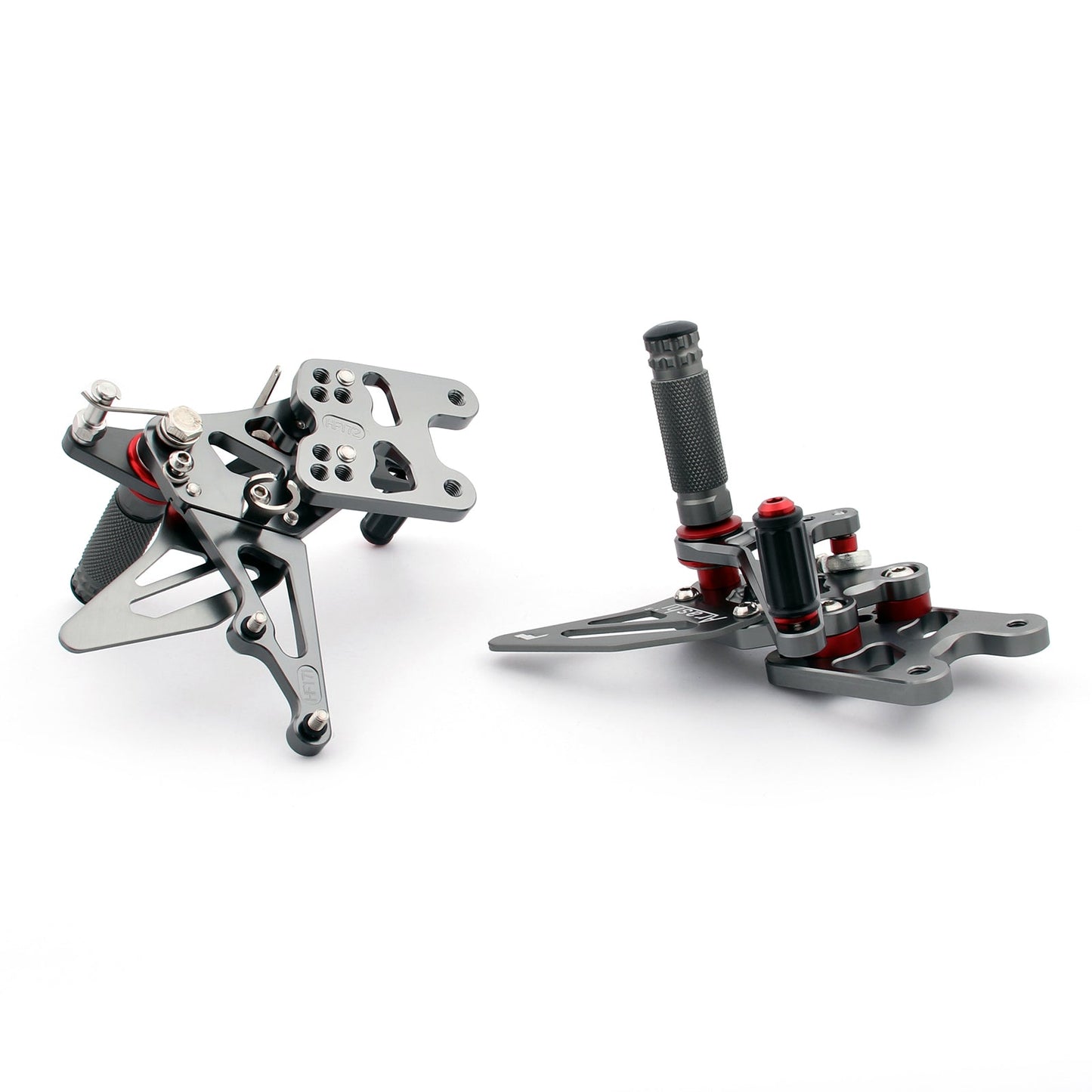 Pedane arretrate pedane regolabili per Suzuki GSXR1000 GSXR 1000 2007-2008 Generico