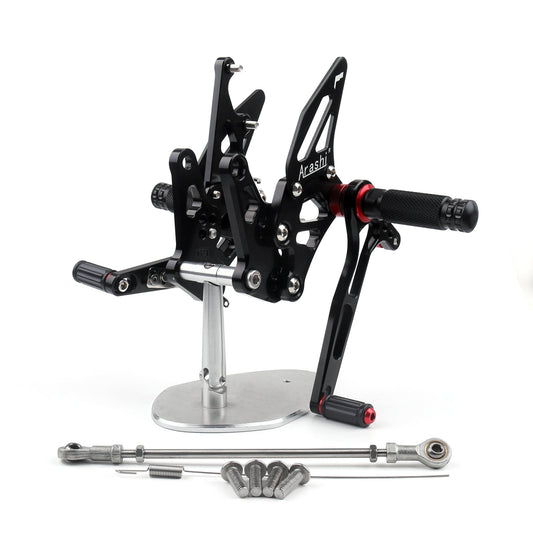 Pedane arretrate pedane regolabili per Suzuki GSXR1300 GSXR 1300 1999-2007 Generico