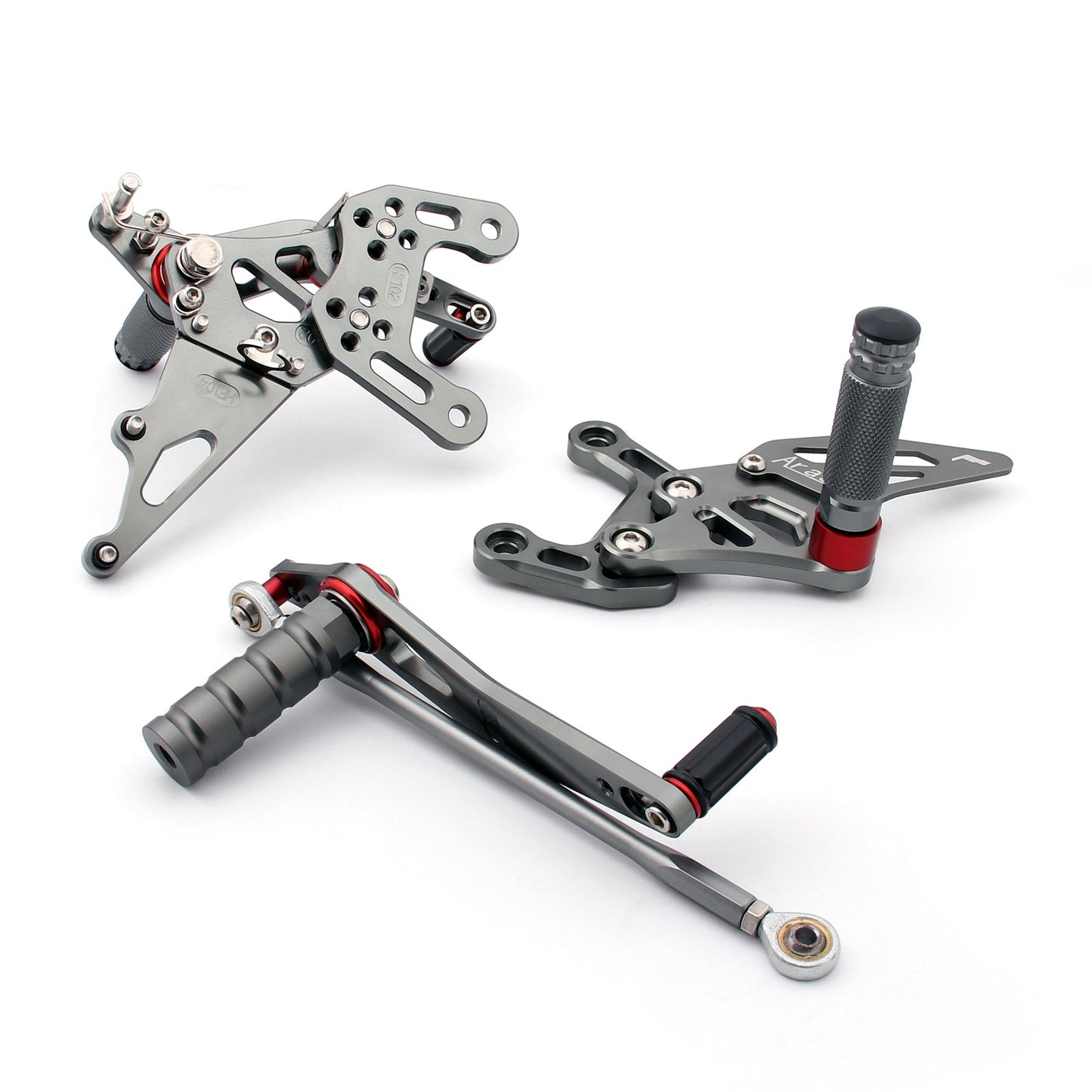 Pedane arretrate pedane regolabili per Yamaha YZF 1000 R1 2009-2011 Generico