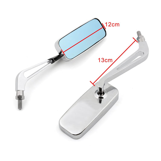 Specchietti retrovisori laterali moto universali da 8mm 10mm per Harley generico