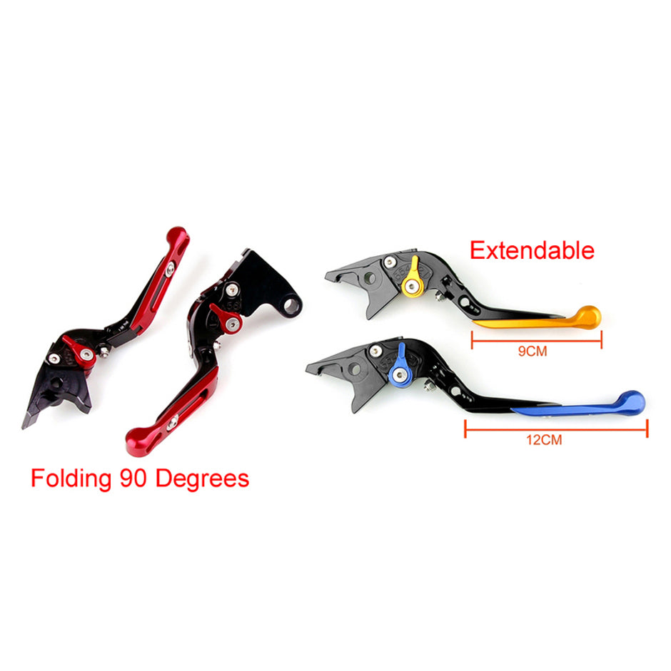 Leve freno frizione estensibili pieghevoli regolabili per Suzuki GSXR1000 2007-2008 generiche