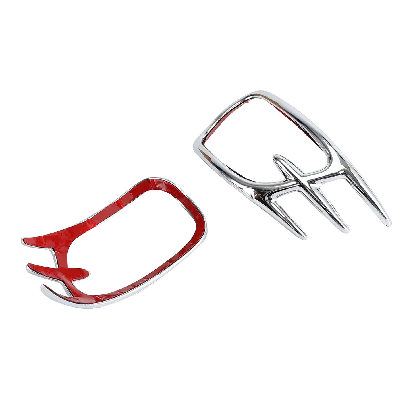 Goldwing Chrome Carenatura Specchio Posteriore Accento Griglie Fit Honda GL1800 2001-2011 Generico