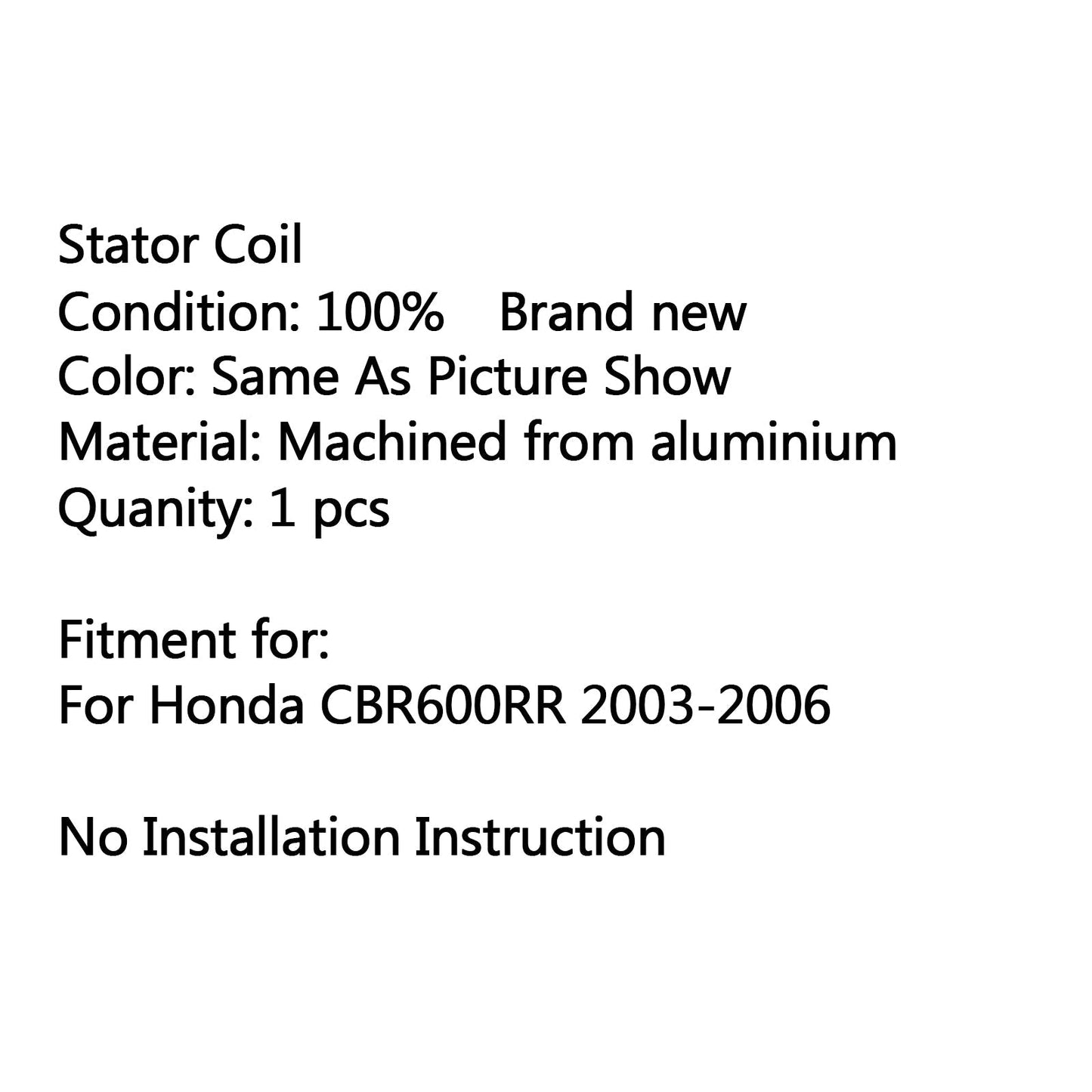 Bobina statore motore generatore magneto per Honda CBR600RR (03-2006) Generico