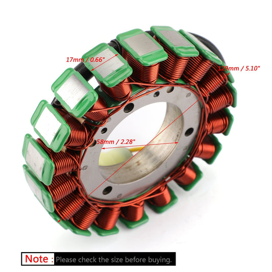 Fuoribordo Statore Batteria Ricarica Bobina 18 Poli Per Suzuki DF60 DF70 1998-2009 Generico