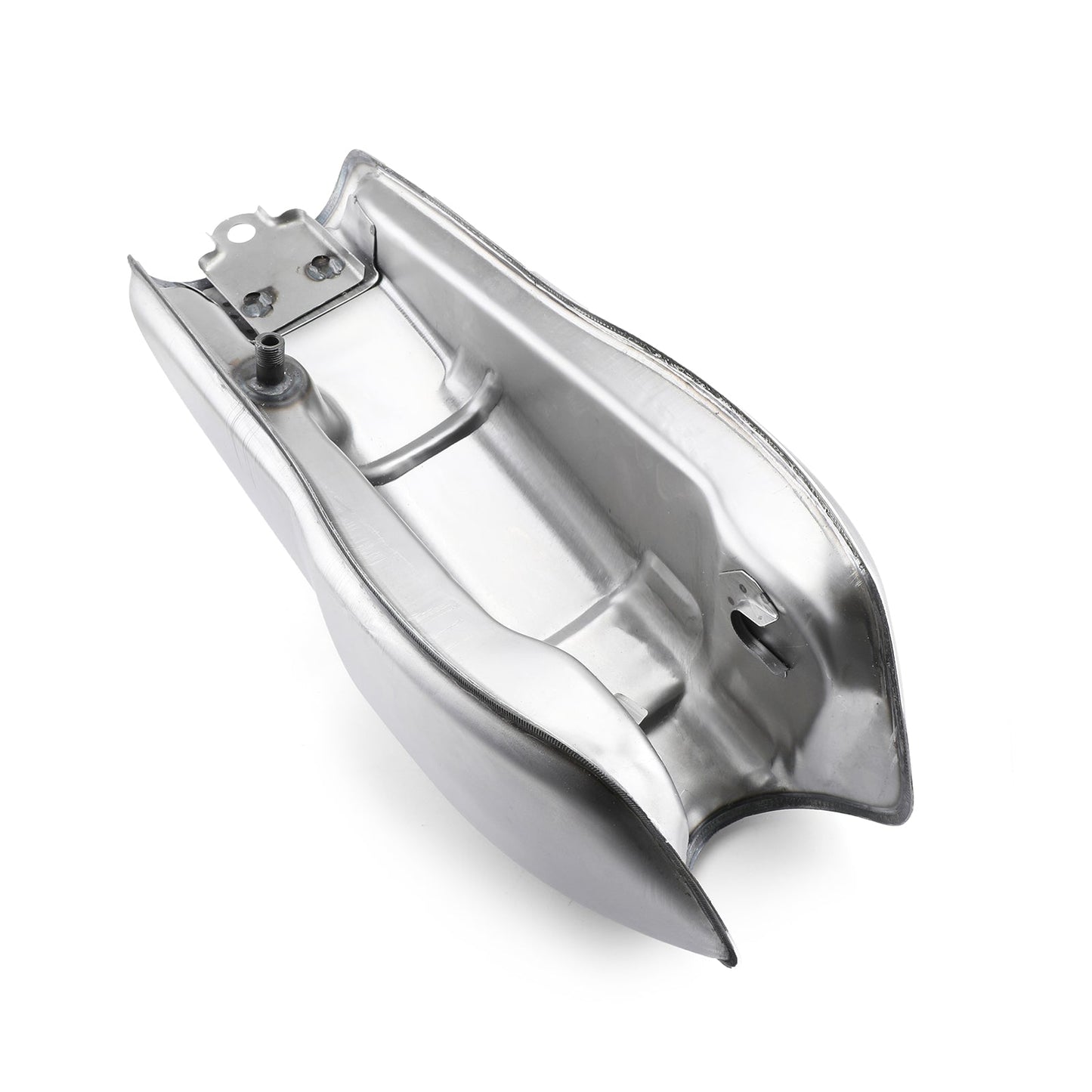 9L 2.4 Gallon Chrome Motorcycle Universal Gas Serbatoio carburante per Cafe Racer Custom Old School Honda Yamaha RD50 RD350 Suzuki BMW R100R Generico
