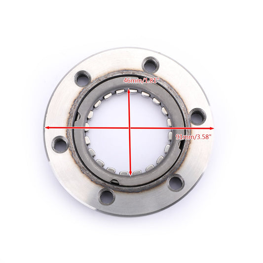 Kit ingranaggio cuscinetto unidirezionale frizione avviamento per Yamaha YFM660FA Grizzly 660 Hunter generico