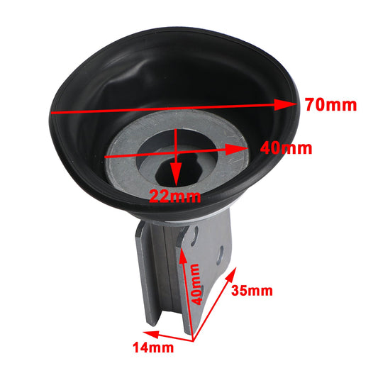 1x Membrana Membrana Carburatore adatta per Yamaha XV 750 Virago Gussrad Generico