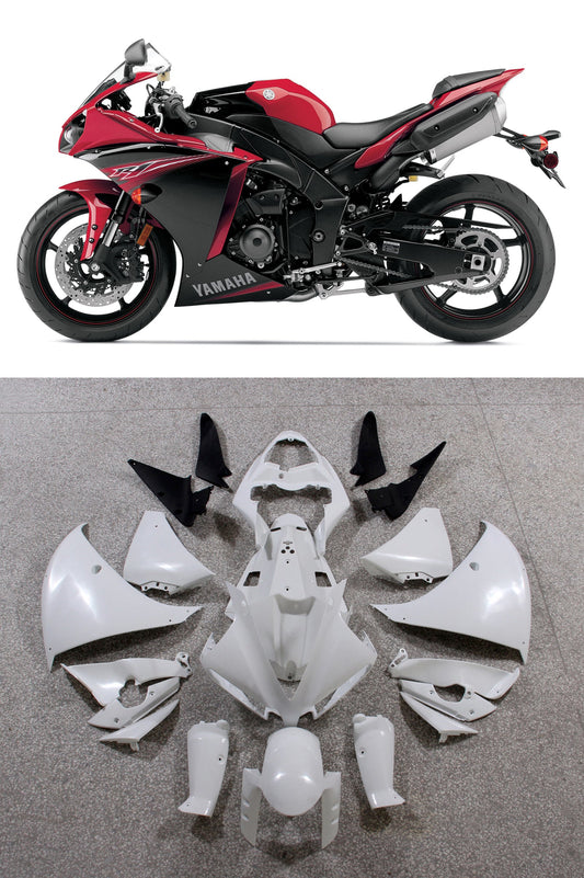 Carene Plastiche 2012-2014 Yamaha YZF R1 Rosso Nero R1 Racing Generico