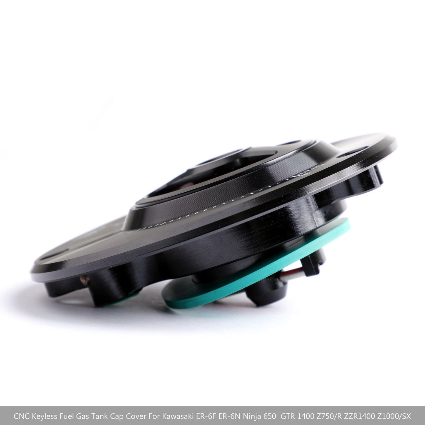 Tappo serbatoio carburante CNC per Kawasaki Z750/R Z800 Z1000/SX Ninja 600/650/1000 08-18 generico