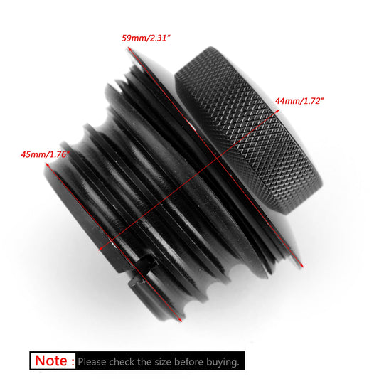 2x tappo serbatoio carburante pop-up nero adatto per Sportster Softail Dyna 82-10 generico