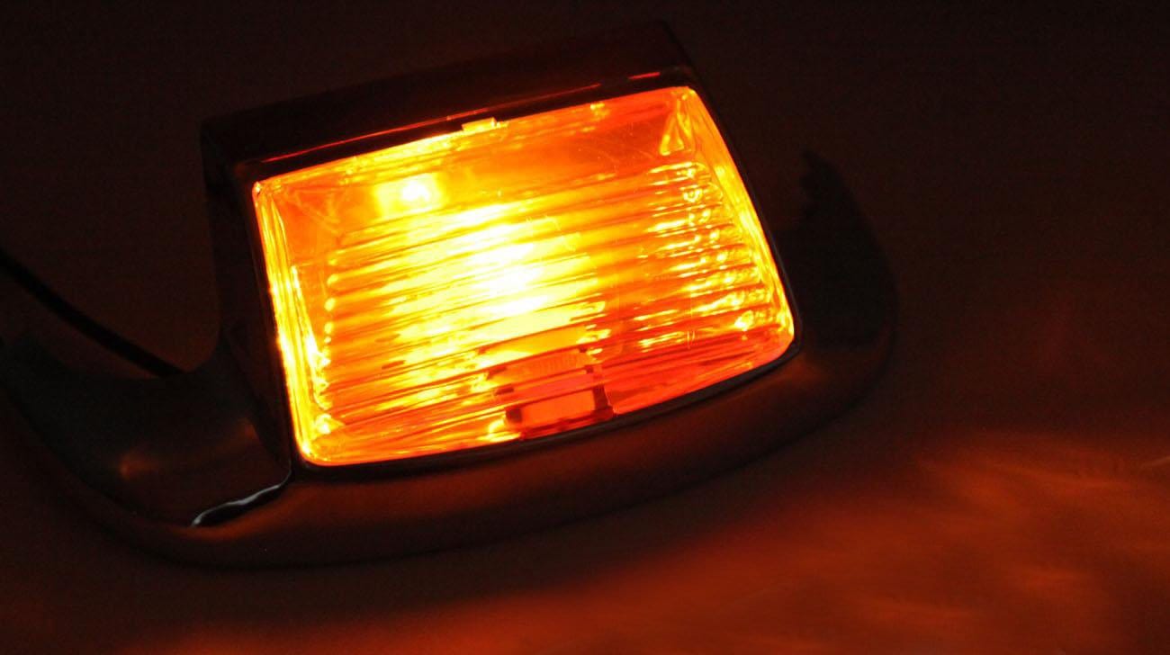 Presa gialla Parafango anteriore Punta parafango Luce per Road King FLHR Classic Generico
