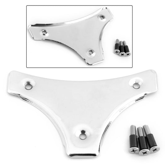 Piastra di montaggio triangolo schienale Sissy Bar per Harley Touring Street Glide generico