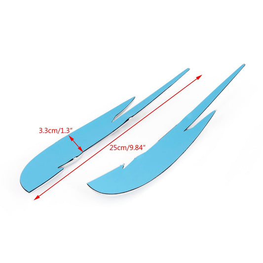 Chrome Gas Serbatoio Distintivo Dell'emblema Della Decalcomania Per Honda VTX1300 1300T 1300S 1300C 1300Retro Generico