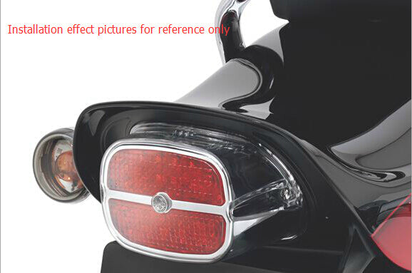 LED rosso fanale posteriore luce freno per Harley Road King Glide Touring generico