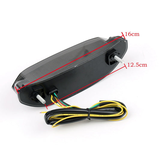 Fanale posteriore a LED integrato Indicatori di direzione per Honda CBR600RR 2013-2024 Generico