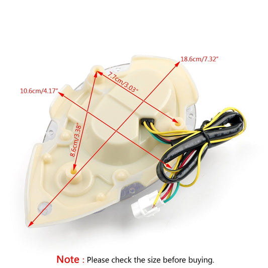 Fanale posteriore a LED integrato per Yamaha Roadstar (04-2015) 2 colori Generico