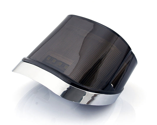 Fanale posteriore a LED integrato Indicatori di direzione per Harley XL FLHR FLHRCI FLHTK FXD Generico