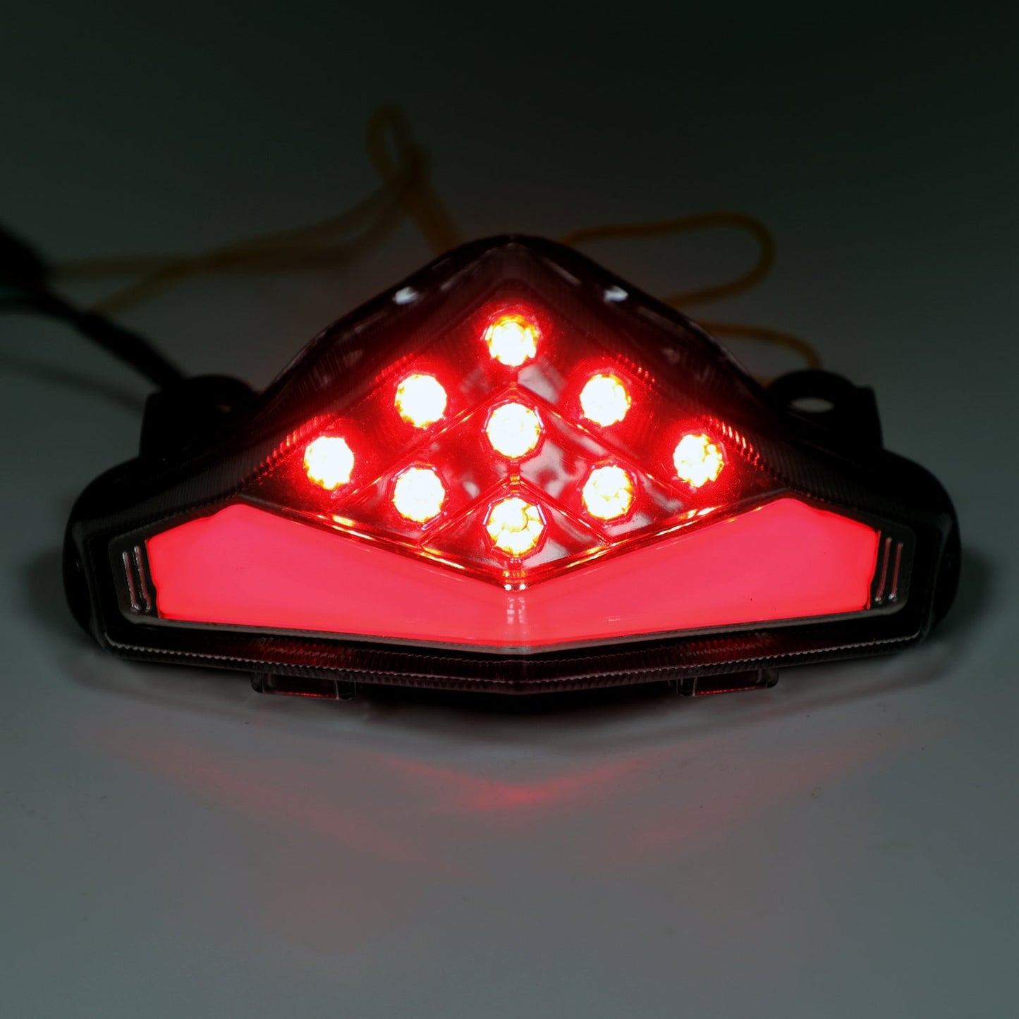 Indicatori di direzione fanali posteriori a LED integrati per Kawasaki ER-6 N/F (12-2016) 2 colori generici