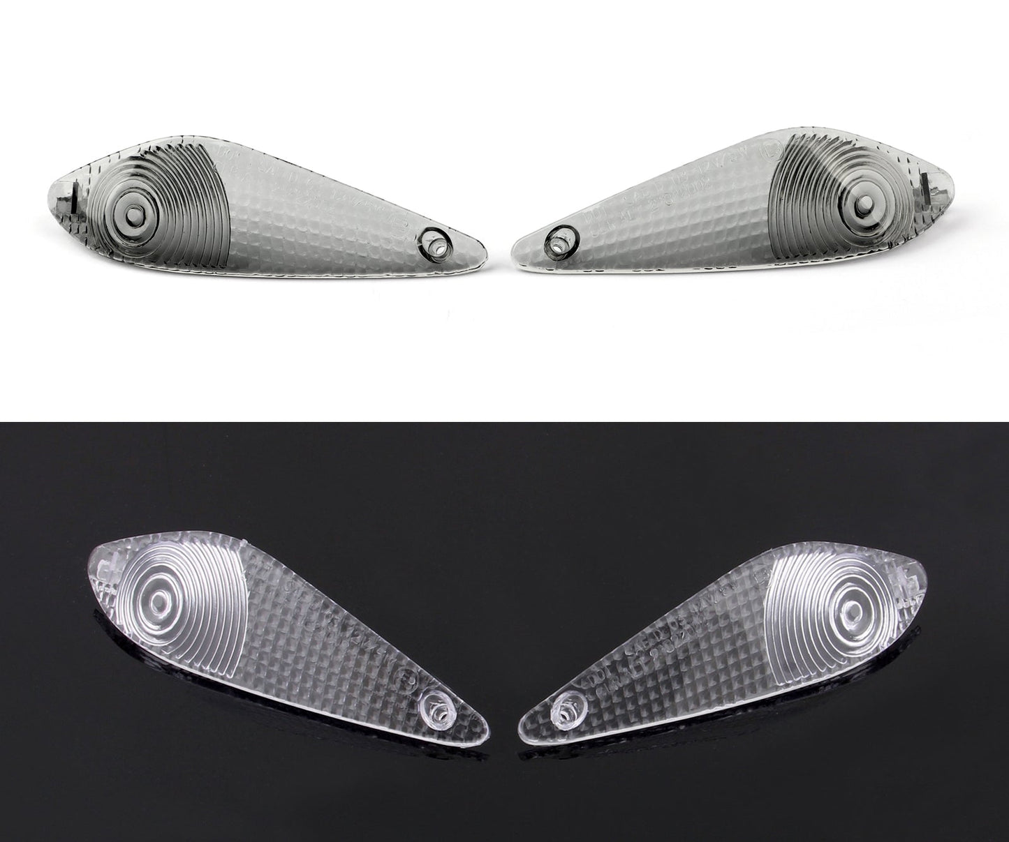 Lente indicatori di direzione anteriori Kawasaki ZZR600 ZX600E ZZR400 (94-2004) Generico