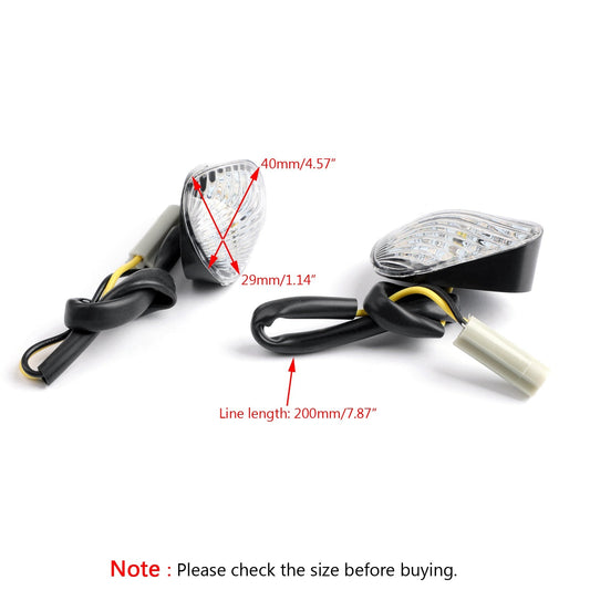 2006 2007 2008 Yamaha YZF R6 Segnali di direzione Euro LED per montaggio a filo