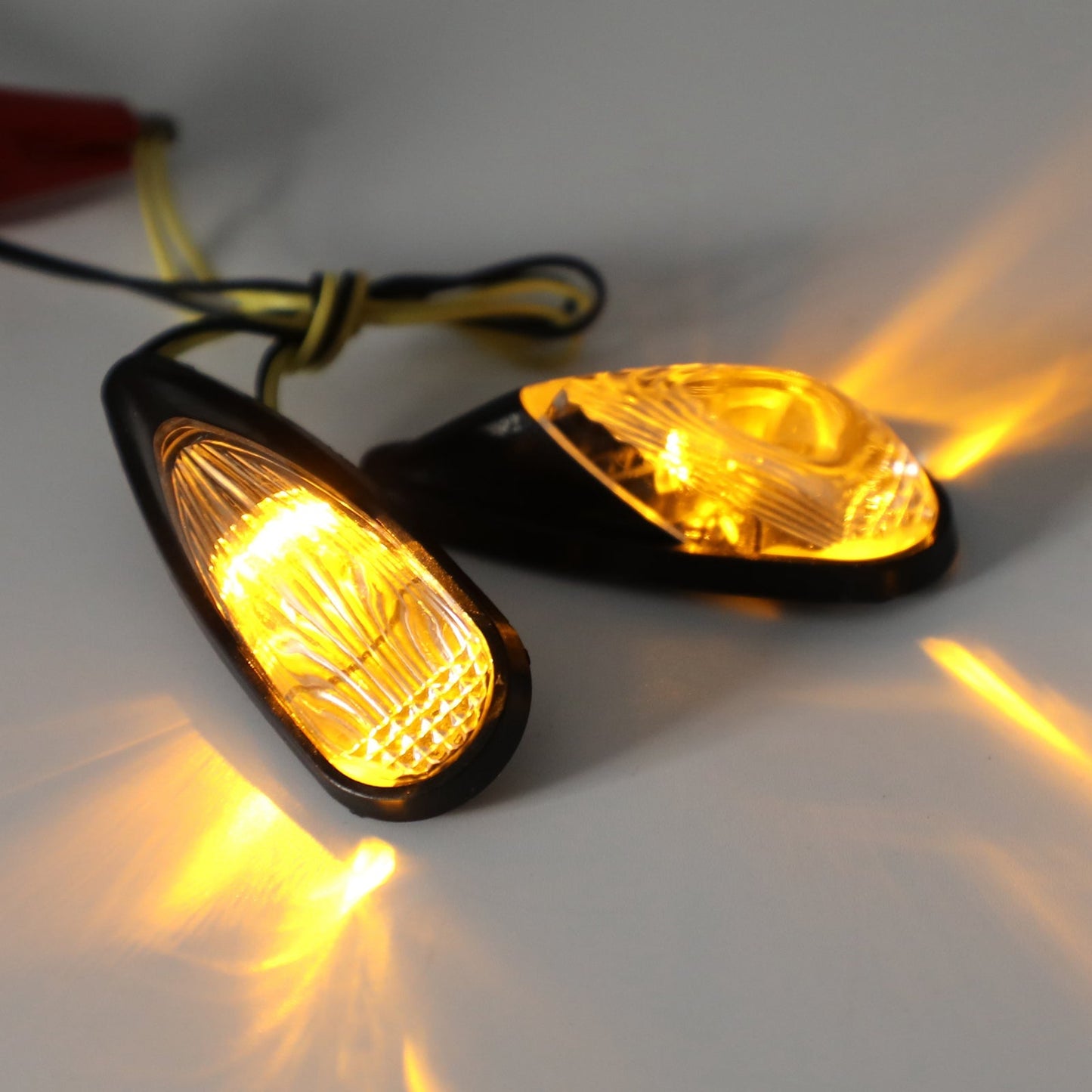 Indicatori di direzione posteriori a LED Euro per montaggio a incasso per Honda CBR 600 900 929 1000 RR Generico