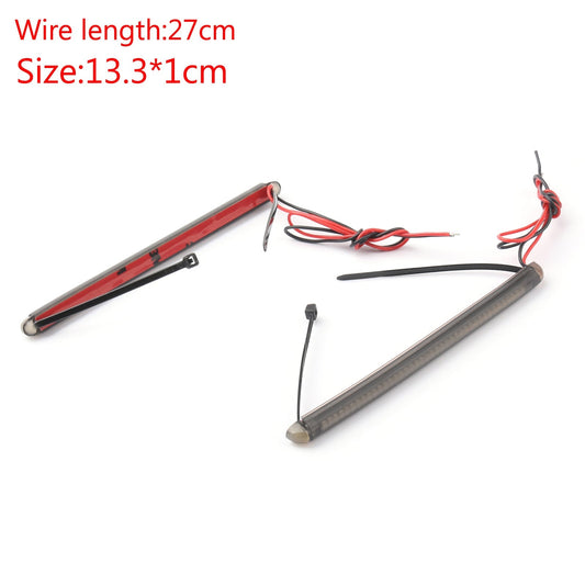 43mm-46mm Forcella LED Indicatore di direzione Striscia Kit luce ambra per Harley Victory Honda Generico