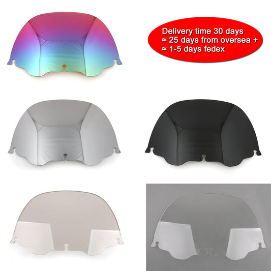 13 Parabrezza in ABS per Touring Street Glide Ultra Classic Trike 1996-2013 Generico