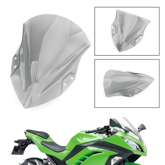 Parabrezza per parabrezza moto in plastica ABS per Kawasaki 2018-2024 Ninja 400 generico