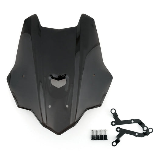 Windshield Windscreen + Bracket Double Bubble For Yamaha MT1 MT-1 216 Smoke