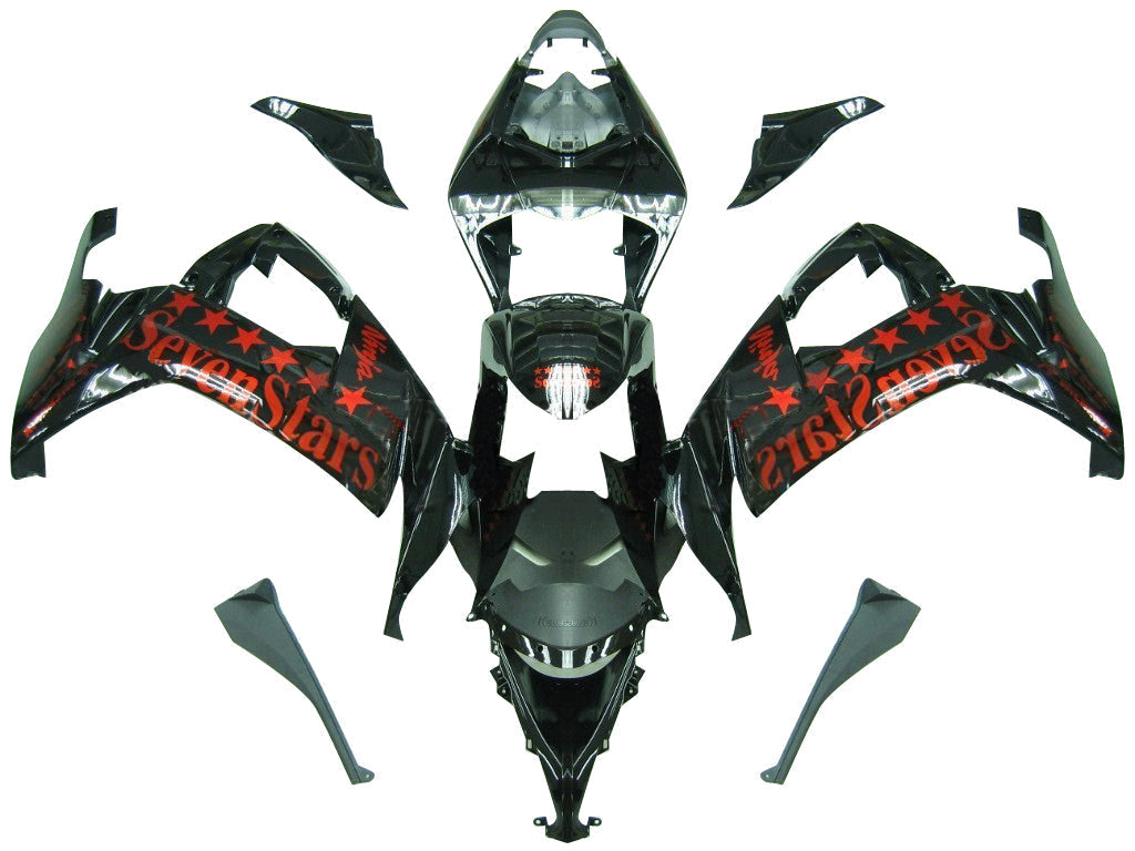 Generic Fit For Kawasaki ZX10R (2008-2010) Bodywork Fairing ABS Injection Molded Plastics Set 2 Style