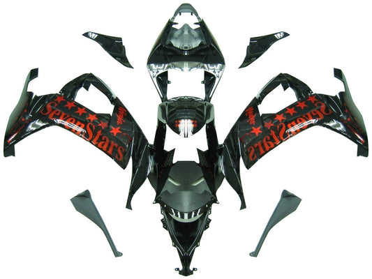 Generic Fit For Kawasaki ZX10R (2008-2010) Bodywork Fairing ABS Injection Molded Plastics Set 2 Style