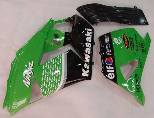 Carene 2006-2011 Kawasaki ZX14R Verde Nero No.56 Nakano Generico