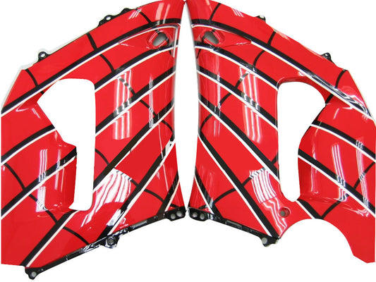 Carene 2005-2006 Kawasaki ZX6R 636 Red & Blue Spider Man Racing Generico