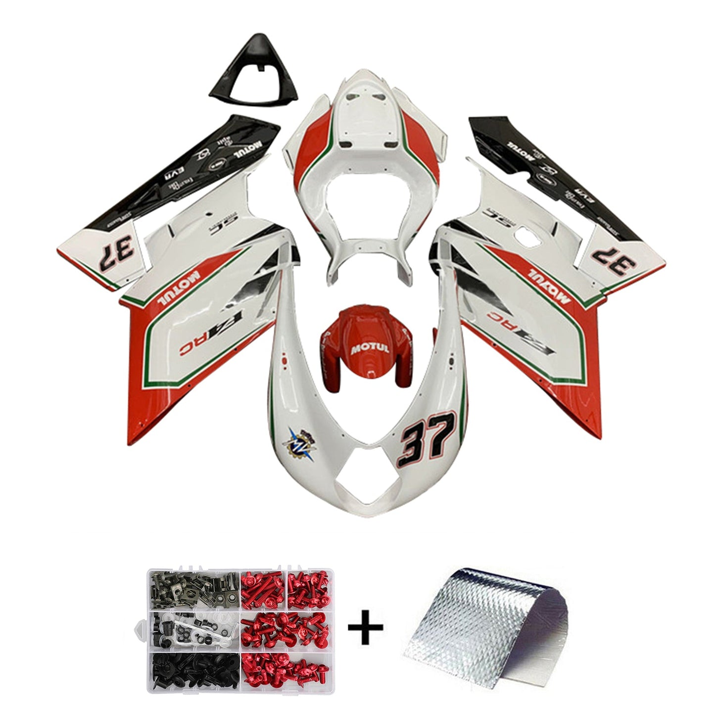 Amotopart Kit Carena MV Agusta F4 1000 2005-2006 Carrozzeria Plastica ABS